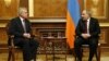 Armenia - Prime Minister Nikol Pashinian meets with CSTO Secretary General Stanislav Zas, February 28, 2020