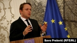 European Union enlargement commissioner Oliver Varhelyi 