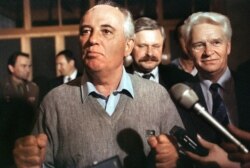 Mihail Gorbaciov în prima lui apariție după puci, 21 august, 1991