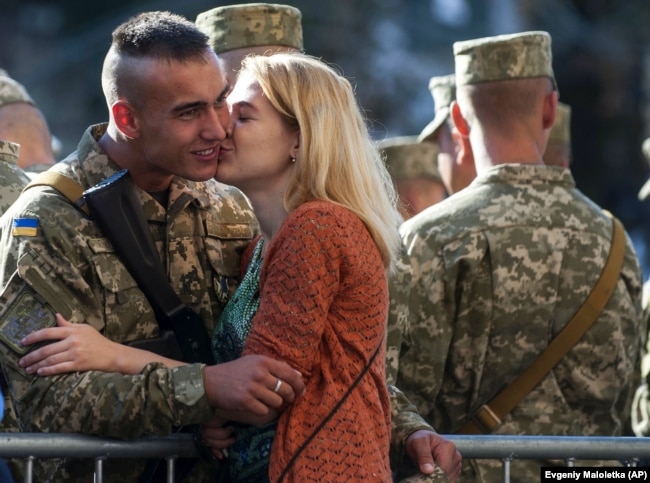 Під час військового параду до Дня Незалежності України. Київ, 24 серпня 2015 року