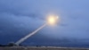 Запуск российской крылатой ракеты с двигателем на ядерном топливе 1 марта 2018 года