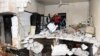 خرابه های یک مرکز درمانی در حلب