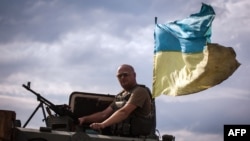 Украинские военнослужащие в зоне АТО, Донецкая область