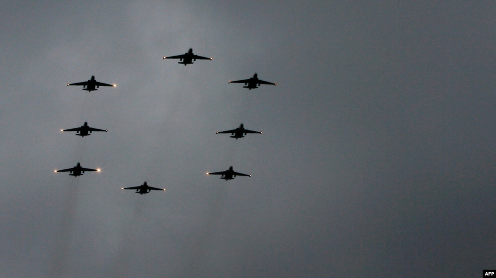 Rusiyanın Su-25 eskadriliyası (Foto arxivdəndir)