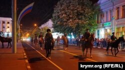 Репетиція військового параду в Сімферополі 5 травня 2017 року