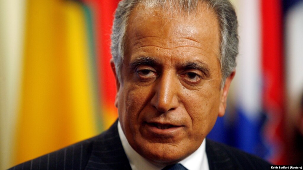 U.S. peace envoy Zalmay Khalilzad (file photo)