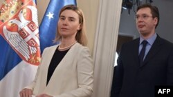 Primeniti dogovoreno u Briselu: Federika Mogerini i Aleksandar Vučić