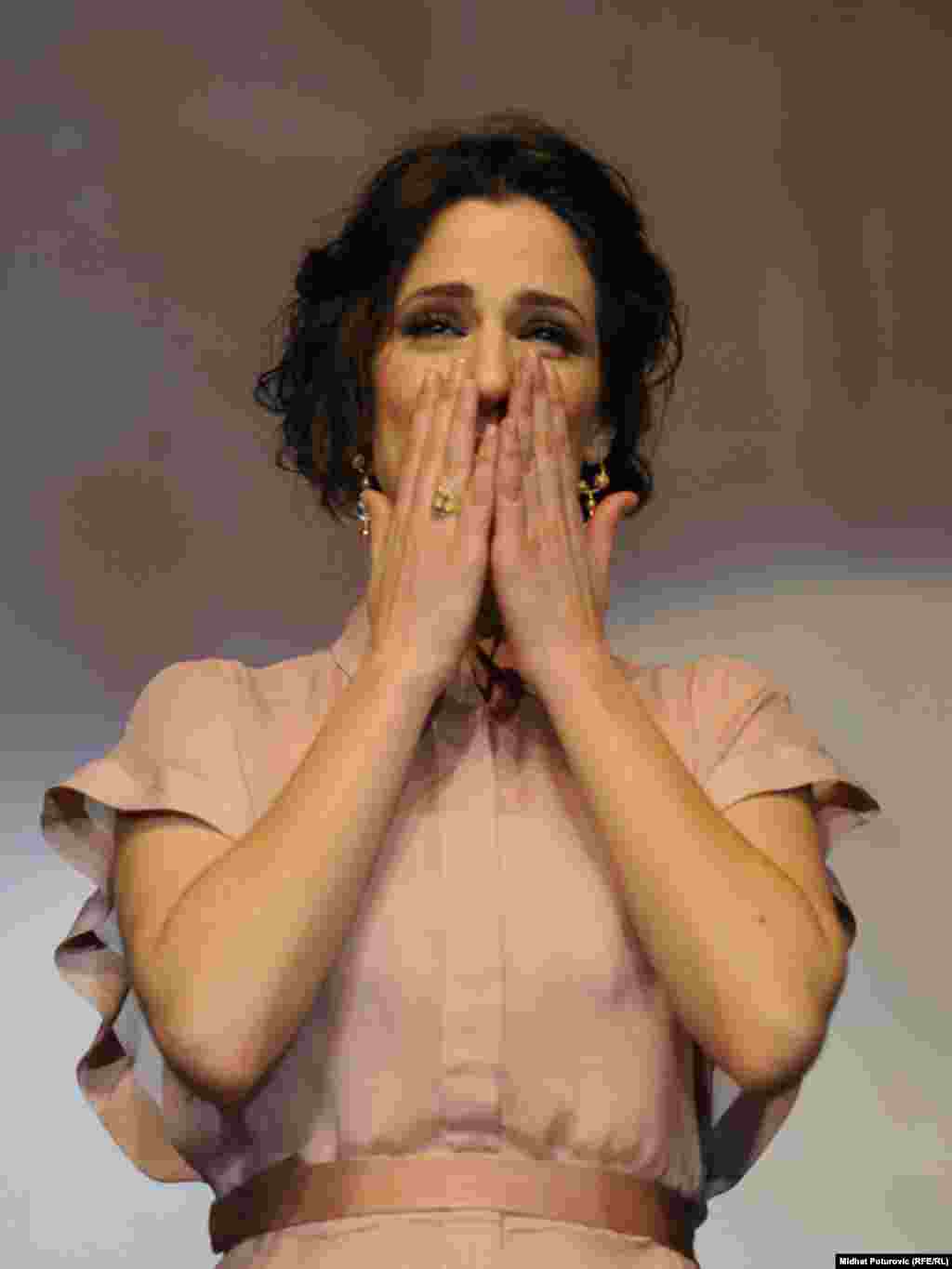 Žana Marjanović, nakon premijere filma, 14.02.2012.