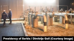 Explosives were reportedly found by Serbian police "a few hundred meters" from the Balkan Stream pipeline in Kanjiza, near the Hungarian border (file photo)