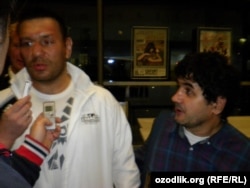 Озодлик мухбири Шуҳрат Бобожон Руслан Чагаев билан Германиядаги жангдан сўнг