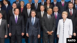 Учесниците на самитот на НАТО во Велс
