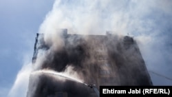 Пожар в многоэтажном здании в Баку, 19 мая 2015 года.