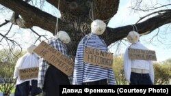 Петербург, перформанс движения "Весна", 7 мая 2018