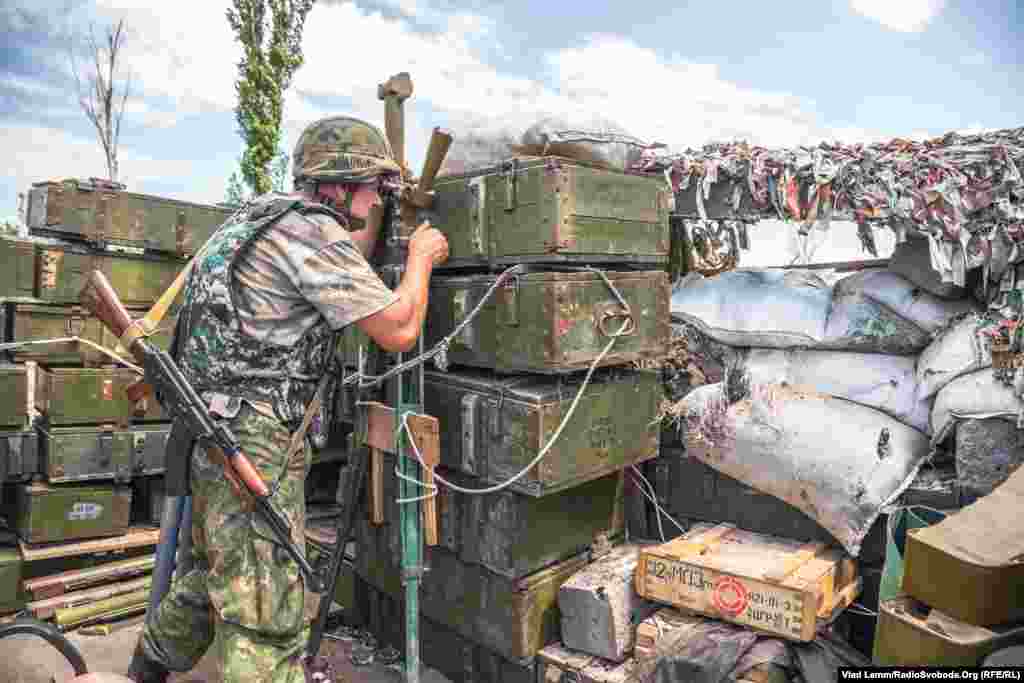 Назіраньне за дарогай, якая вядзе ў Данецк