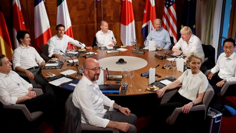 Лідэры G7 абяцаюць Украіне бестэрміновую падтрымку
