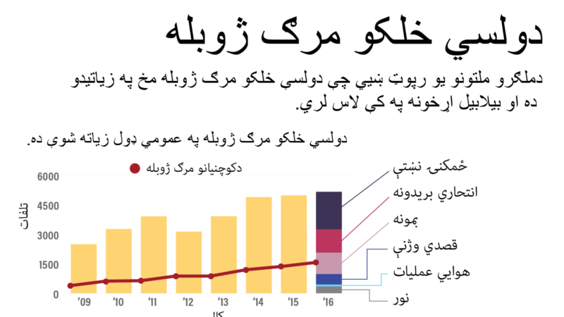 افغانستان کې د ملکي خلکو مرګ ژوبله
