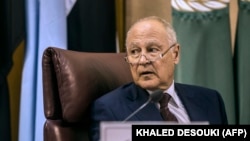 Генеральный секретарь Лиги арабских государств Ахмед Абуль Гейт