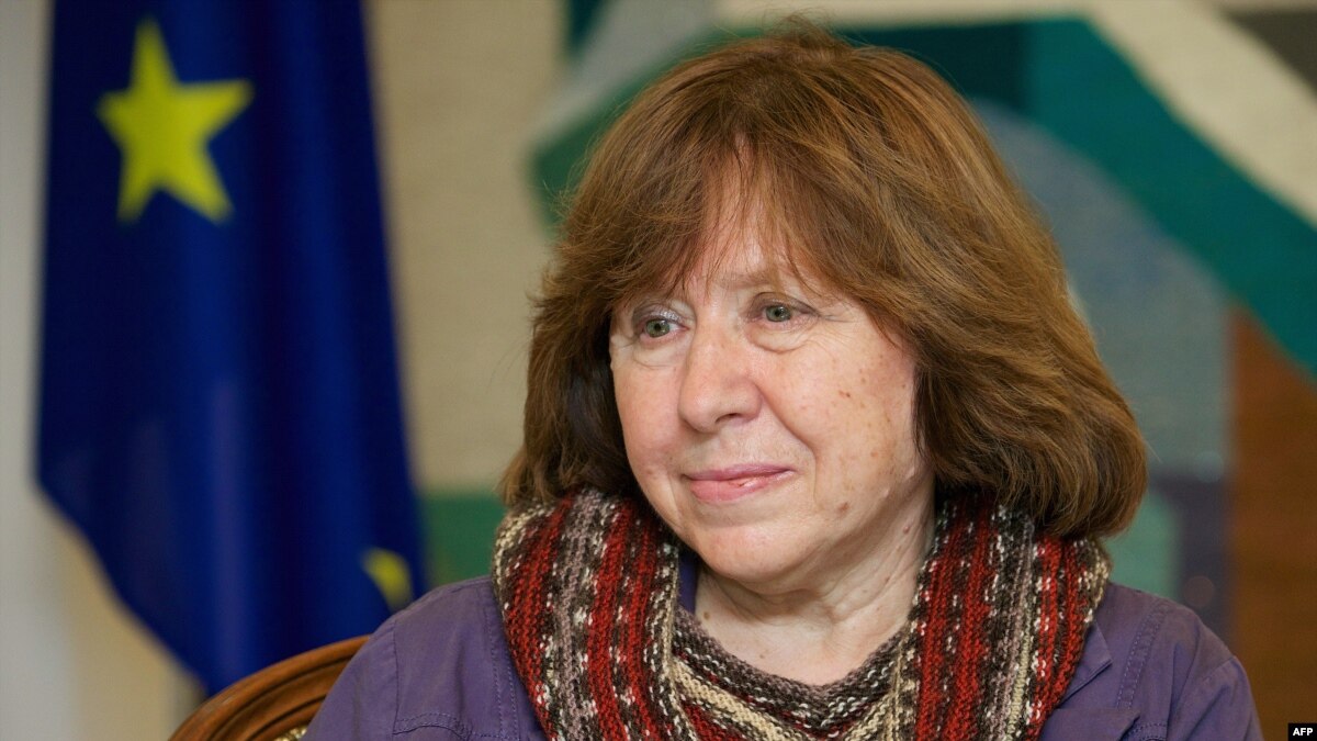 oi5.ru: Нобелевская лауреатка Алексиевич присоединилась к наблюдательного совета центра «Бабий Яр» Нобелевская лауреатка Алексиевич присоединилась к наблюдательного совета центра «Бабий Яр»