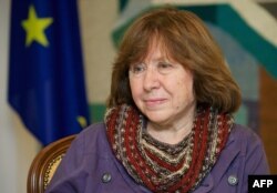 Світлана Алексієвич, лауретка Нобелівської премії із літератури, білоруська письменниця