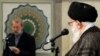 Ayatollah Ali Khamenei and parliament speaker Ali Larijani in a meeting with parliamentarians on June 20.