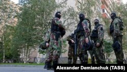 საილუსტრაციო ფოტო: ფსბ-ს სპეციალური სწრაფი რეაგირების რაზმი. სანქტ-პეტერბურგი, 17 აგვისტო, 2016.