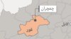  ولایت غور در نقشه افغانستان 