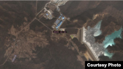 Гигантское хвостохранилище рудника Luming Molybdenum (Снимок Sentinel)