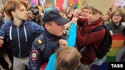 Gay rights activists face persecution in Russia.