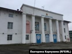 The culture house of the village of Batagai, which was built by gulag prisoners