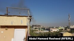 دود ناشی از انفجار از ساختمانی در کابل دیده می‌شود