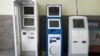 Turkmenistan.  ATM from different companies in Ashgabat. April 2018