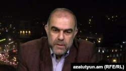 Գարեգին Չուգասզյանը «Ազատության» ստուդիայում, արխիվ: 