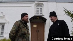 Встреча Михаила Баранова с оставшимися в Никитском монастыре. Осень 2017
