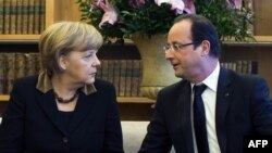 Angela Merkel și François Hollande