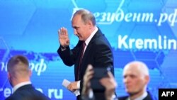 Володимир Путін після щорічної прес-конференції в Москві, 23 грудня 2016 року