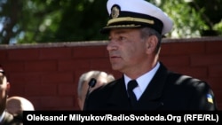 Командувач ВМС України віце-адмірал Ігор Воронченко