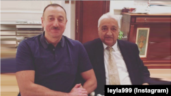 Azerbaijan. Baku. President ilham Aliyev with his relative