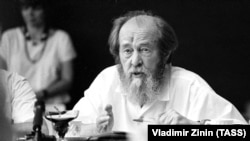 Писатель, лауреат Нобелевской премии Александр Исаевич Солженицын
