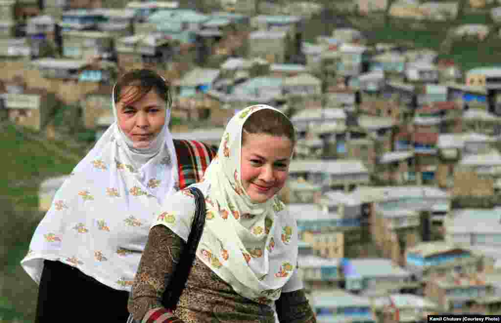 Girls from Kubachi village, 2010