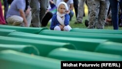 Pamje e djeshme nga Qendra përkujtimore e viktimave të gjenocidit në Srebrenicë