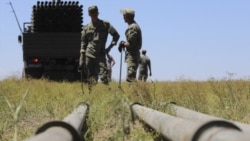 Российские военные прокладывают водовод к Симферополю, 13 июля 2020 года