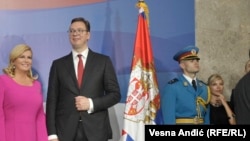 Kolinda Grabar-Kitarović i Aleksandar Vučić, Beograd, 2017.
