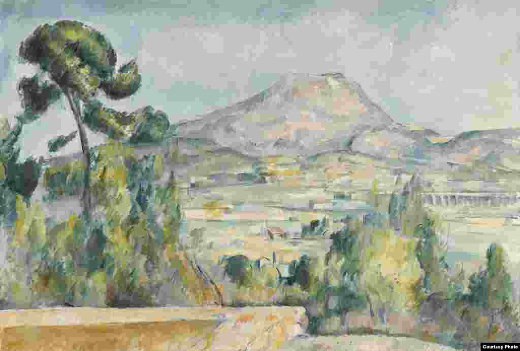 Cezanne, Mont Sainte-Victoire (1890), Folkwang Museum, Essen