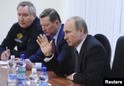 Владимир Путин, Сергей Иванов и Дмитрий Рогозин