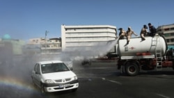 Dezinfekcija ulica u Teheranu 3. aprila 2020.