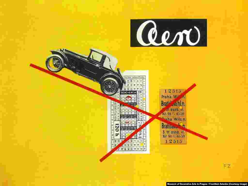 A 1932 advertisement for the Czechoslovak Aero car