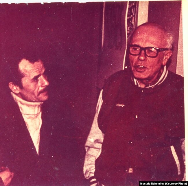 Мустафа Джемилев и Андрей Сахаров. 1996. Архив Мустафы Джемилева