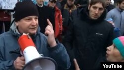 Ігар Марзалюк на "Маршы недармаедаў" у Магілёве, 15 сакавіка