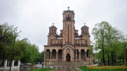 Biserica Sf Marcu, din Belgrad, în vremea pandemiei de coronavirus