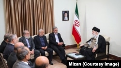 دیدار علی خامنه‌ای با رهبران جهاد اسلامی/ عکس آرشیوی